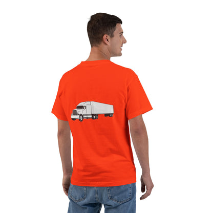Semi Truck Men's Short-Sleeve Crewneck Tee