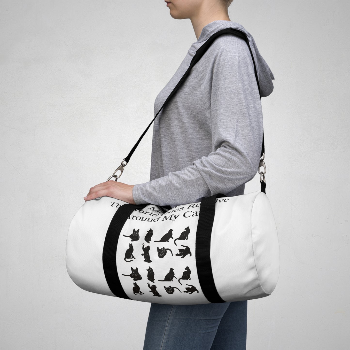 Matter Of Fact Cat Duffel Bag