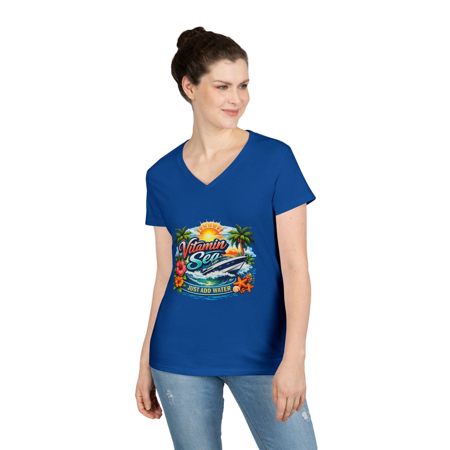 Vitamin Sea Women's V-Neck T-Shirt