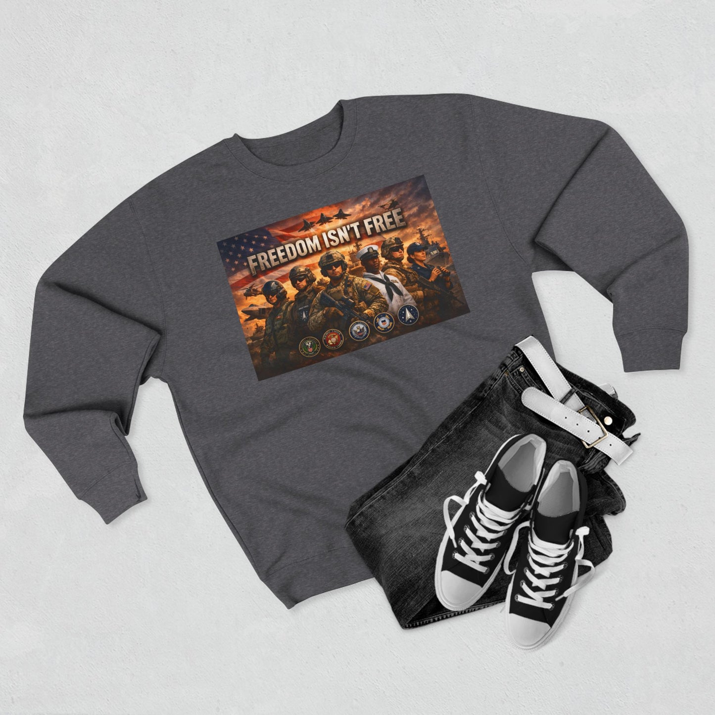 Freedom Isn't Free Unisex Crewneck Sweatshirt