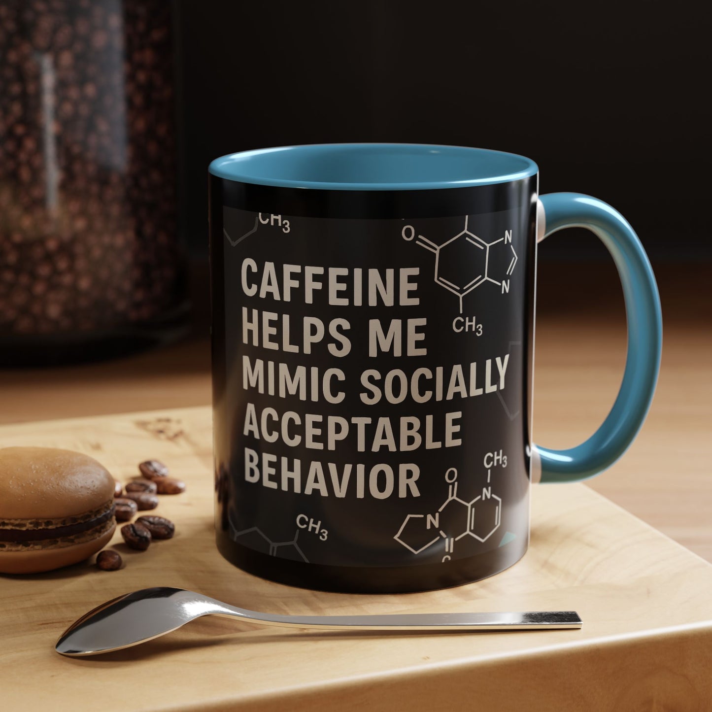 Socially Acceptable 2-Tone Coffee Mug