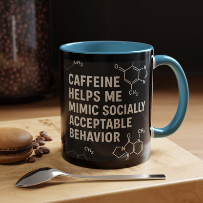 Socially Acceptable 2-Tone Coffee Mug