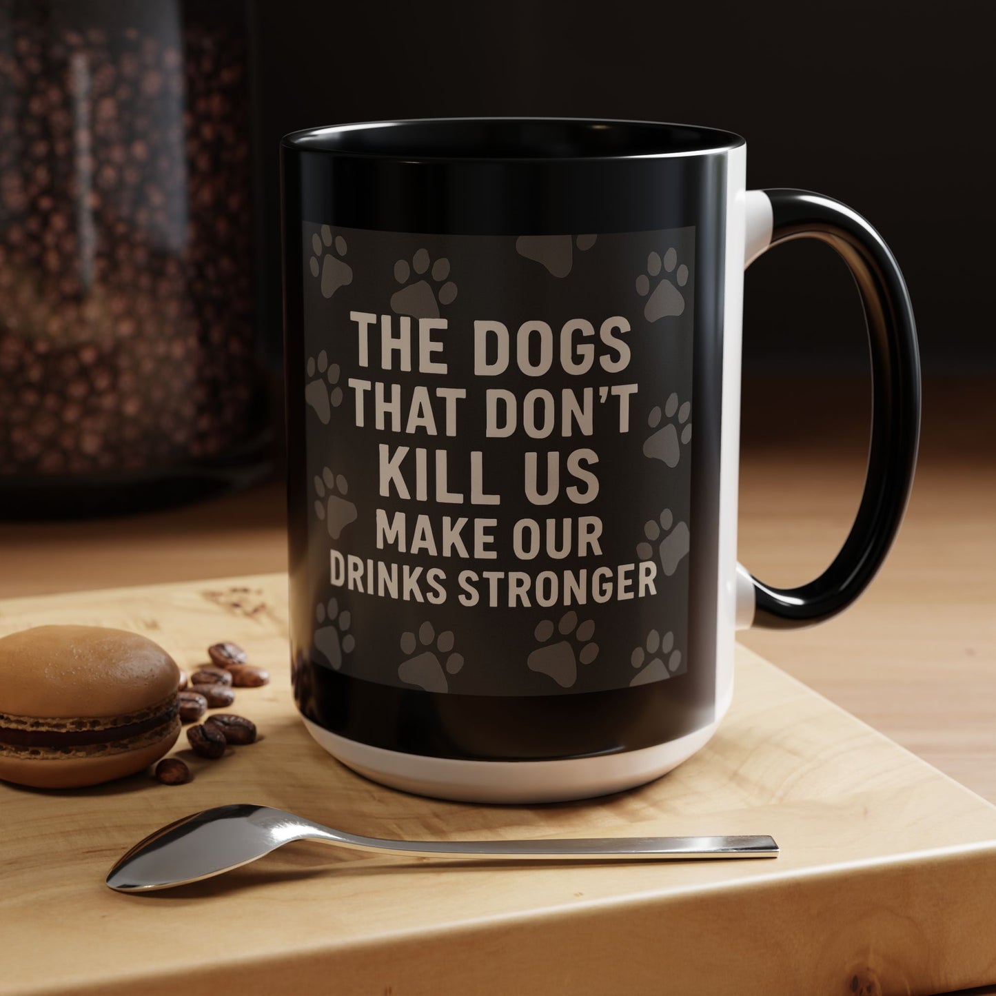 Drinks Stronger 2-Tone Coffee Mug