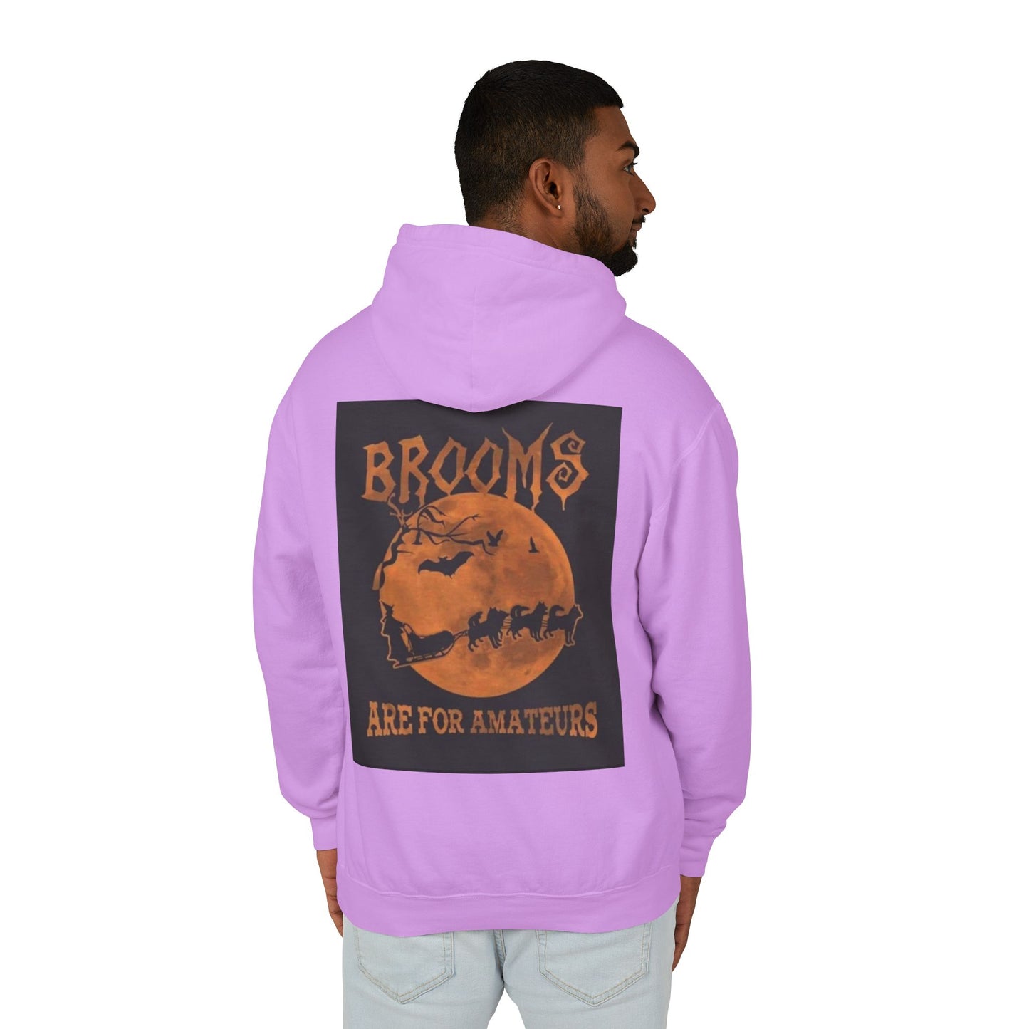 Brooms Are For Amateurs Unisex Lightweight Hoodie