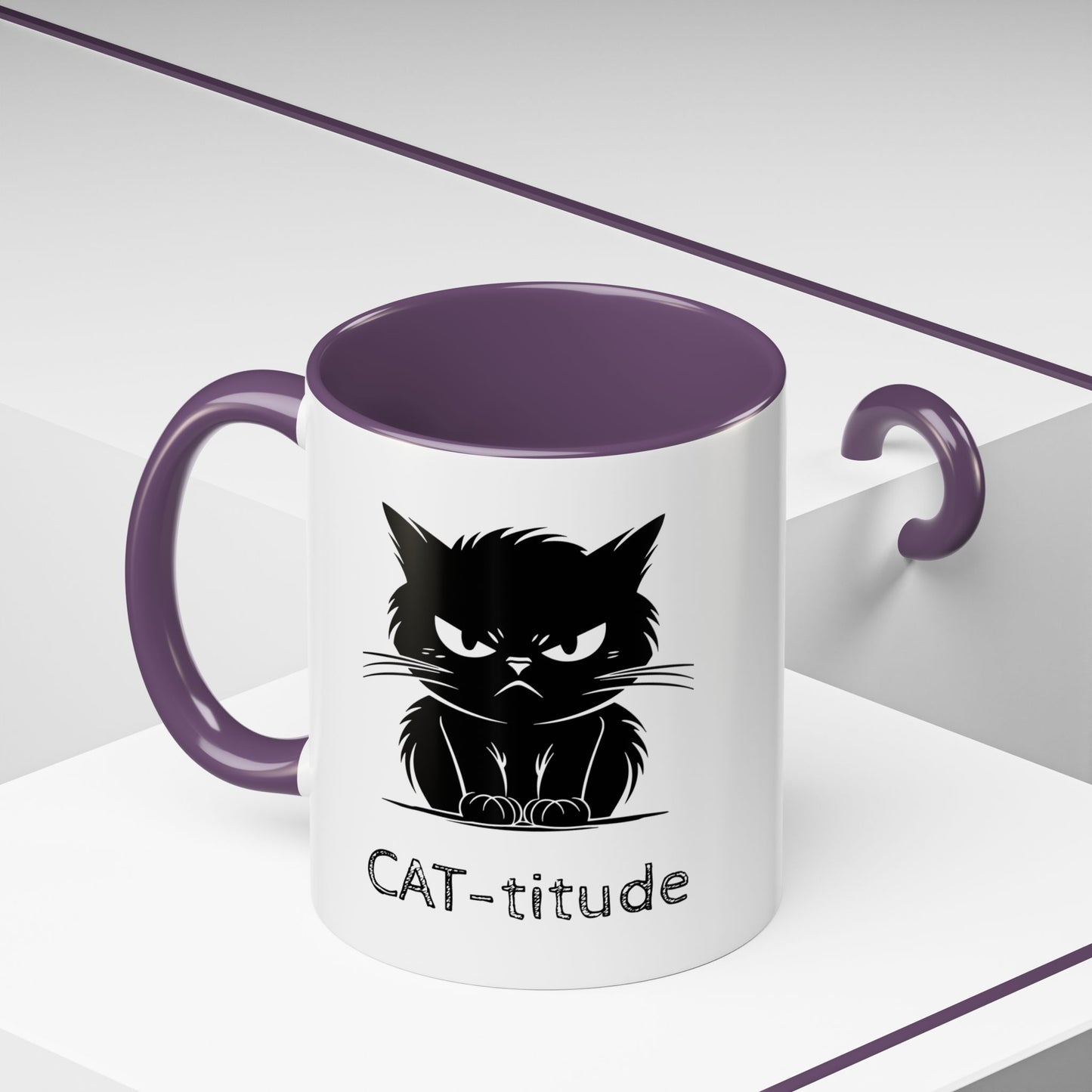 CAT-titude 2-Tone Coffee Mug