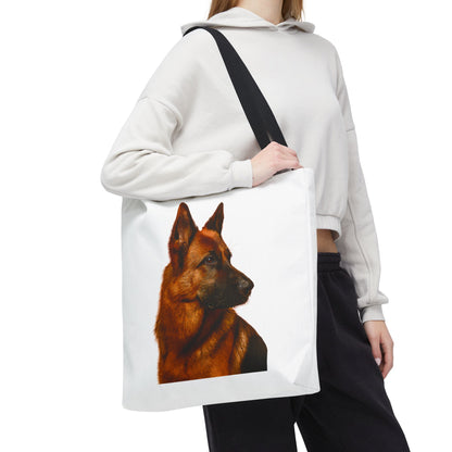 German Shepherd Head Tote Bag