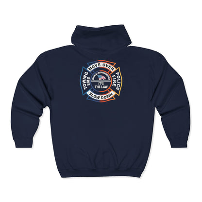 Let First Responders LIve Unisex Full Zip Hoodie