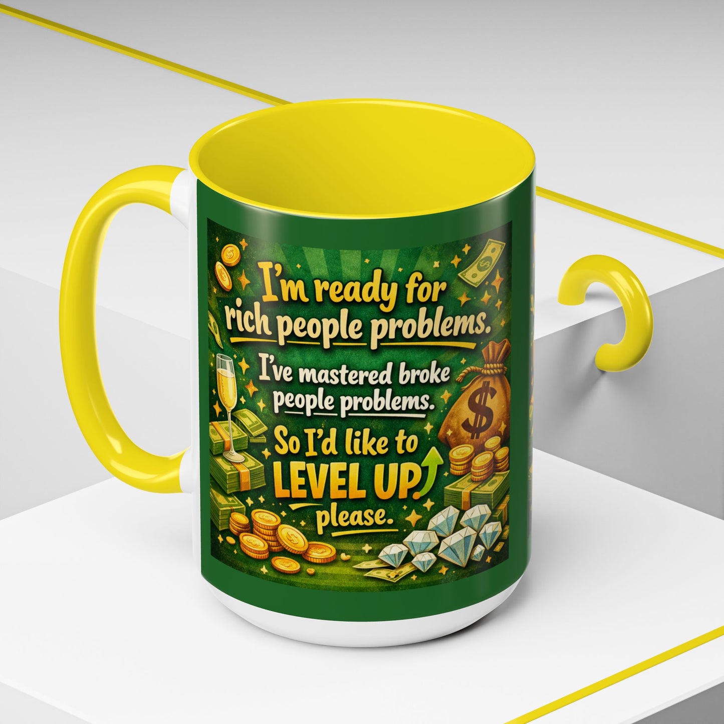 Level Up 2-Tone Coffee Mug