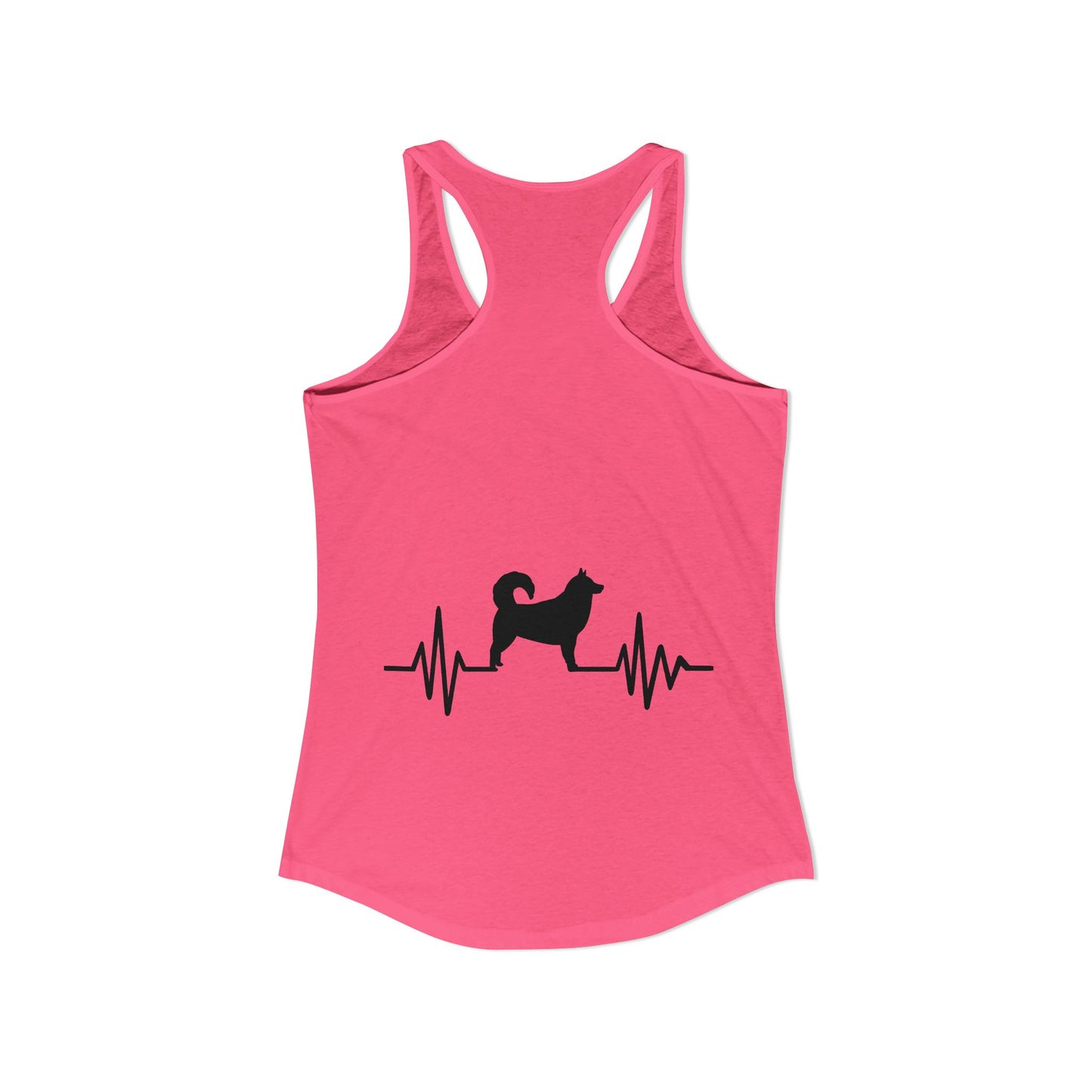My Heart Beats For Malamutes Women's Racerback Tank