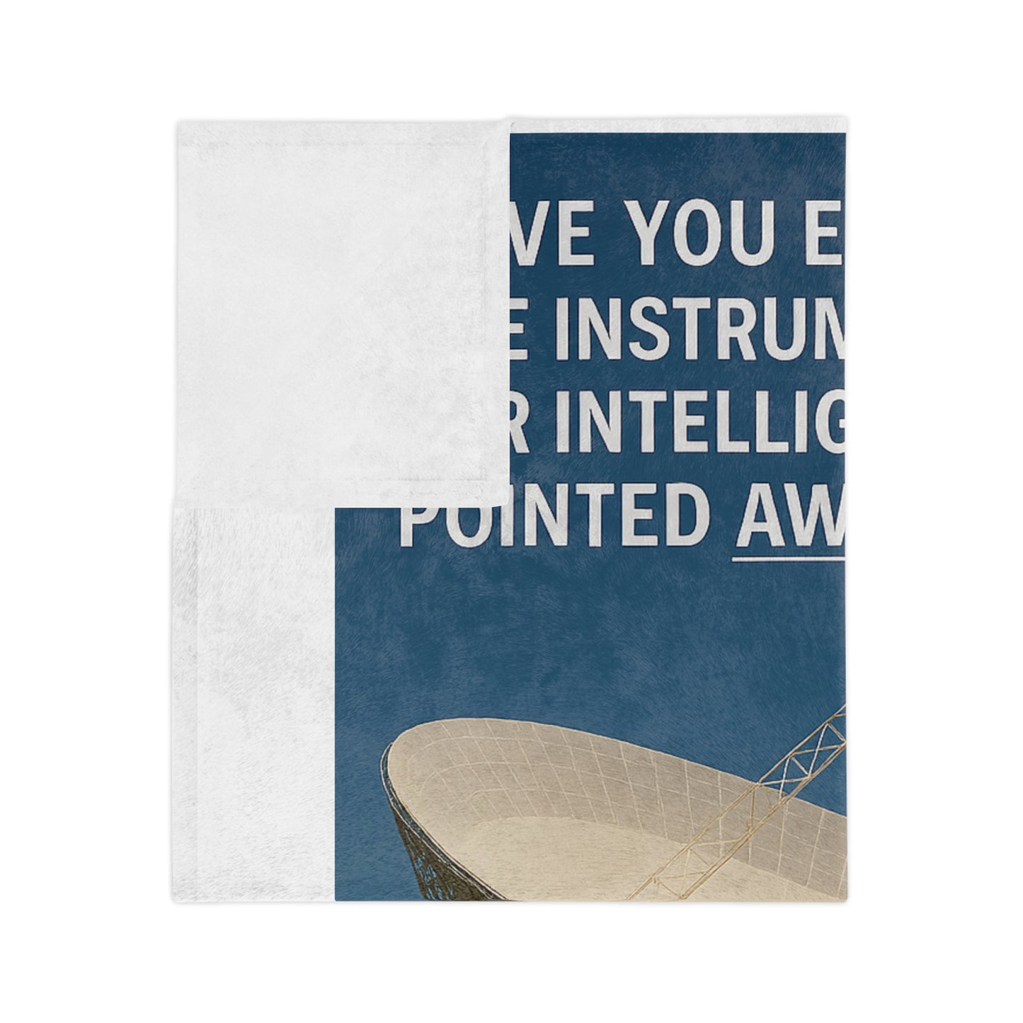 Intelligent Life Velveteen Microfiber Blanket
