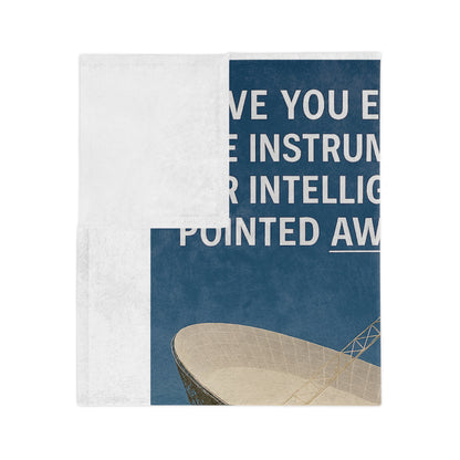 Intelligent Life Velveteen Microfiber Blanket