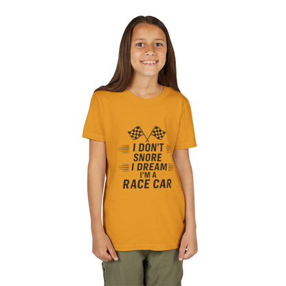 I Don't Snore Youth Unisex Short Sleeve Crewneck Tee