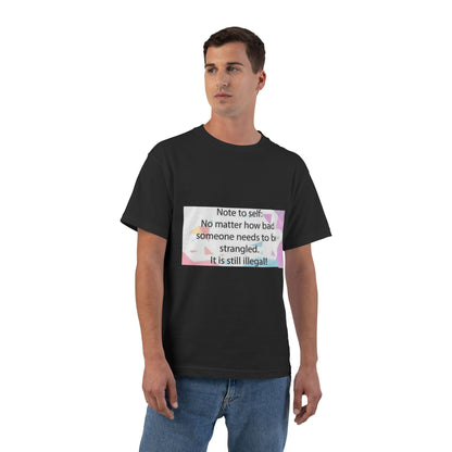 Note To Self Men's Short-Sleeve Crewneck Tee