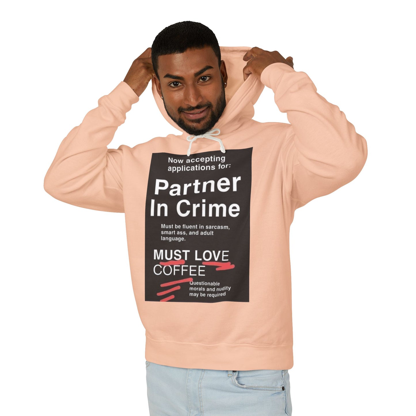 Partner In Crime Unisex Lightweight Hoodie