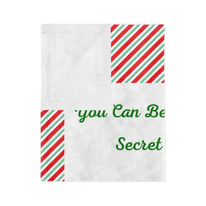 Your Own Secret Santa Velveteen Microfiber Blanket