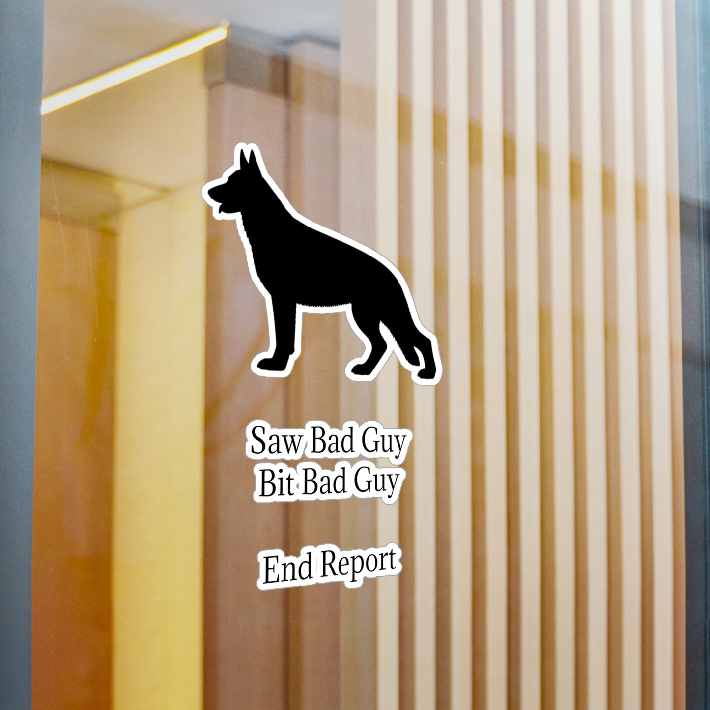 Bad Guy Vinyl Decal