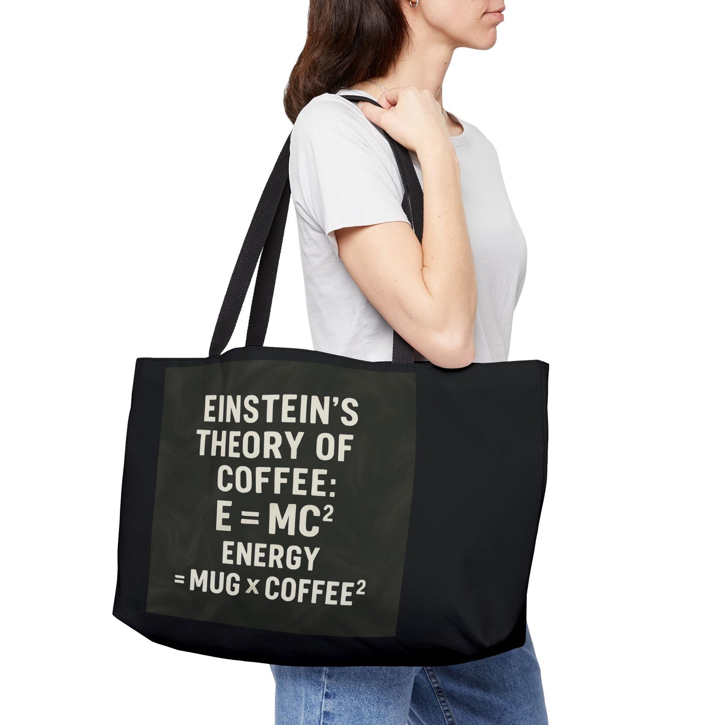 Einstein's Theory Of Coffee Weekender Tote Bag