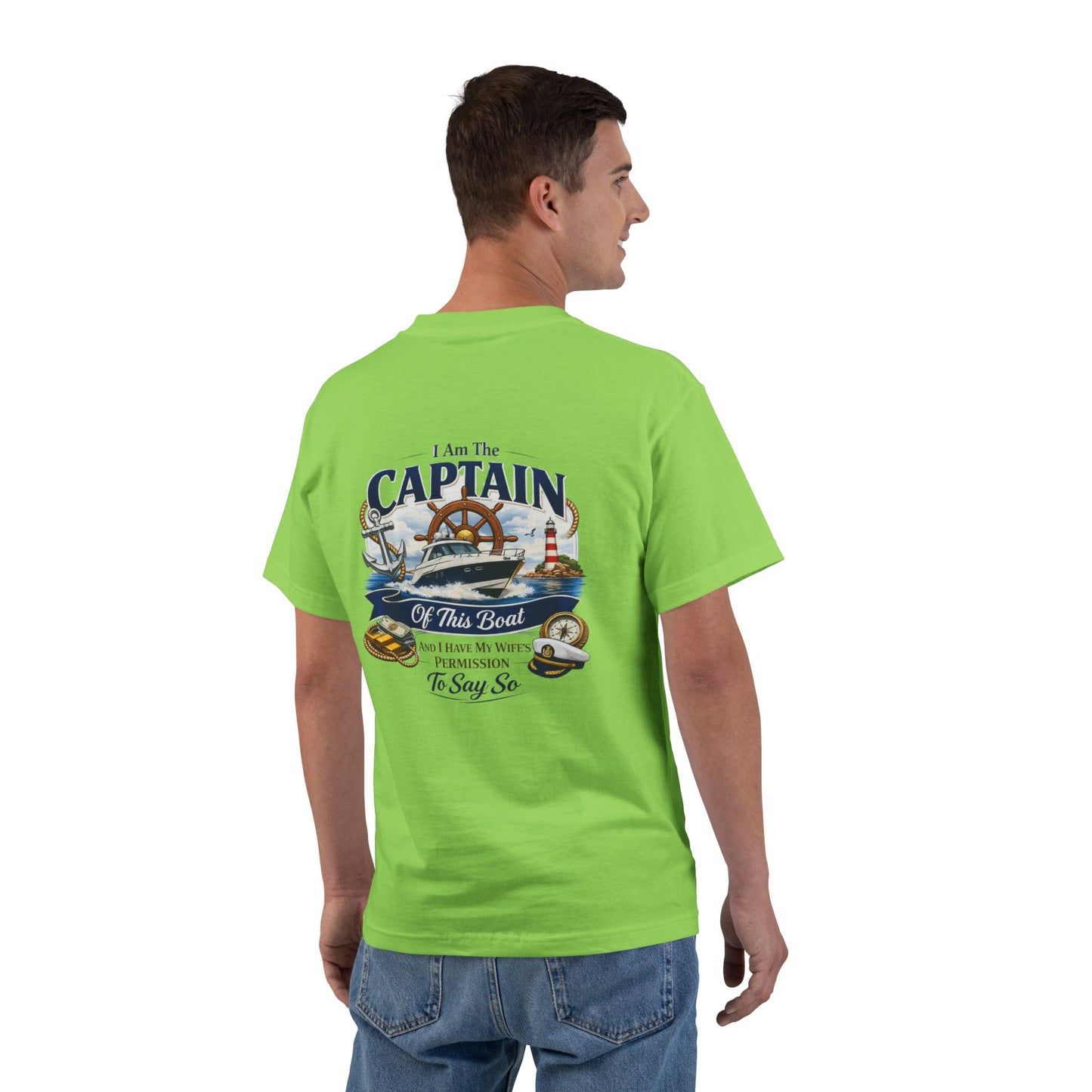 Captain Men's Short-Sleeve Crewneck Tee