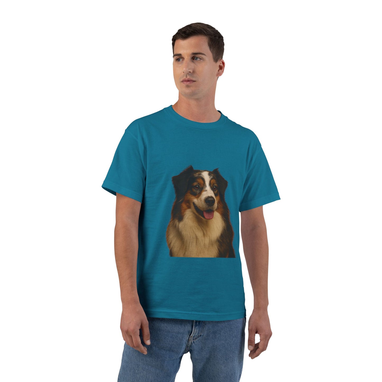 Aussie Head Men's Short-Sleeve Crewneck Tee