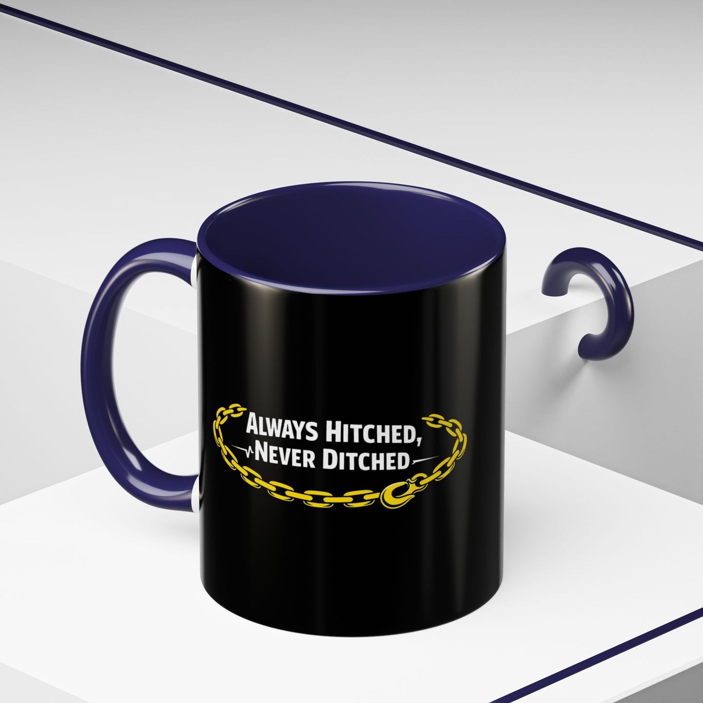 Always Hitched 2-Tone Coffee Mug