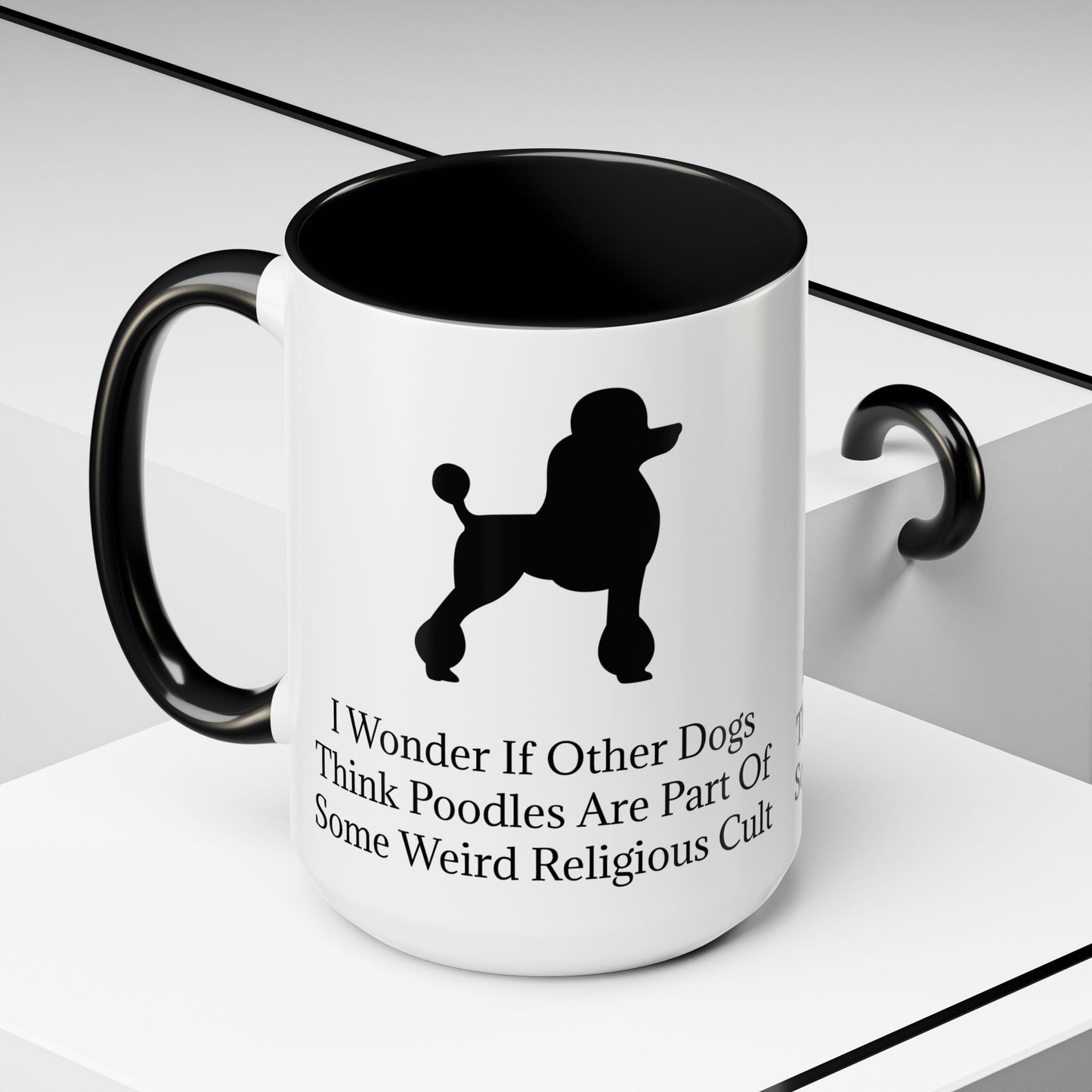 I Wonder 2-Tone Coffee Mug