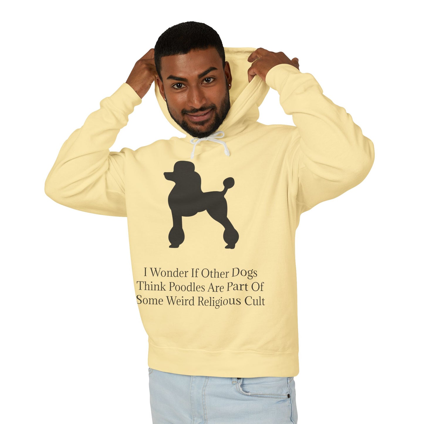 I Wonder Unisex Lightweight Hoodie