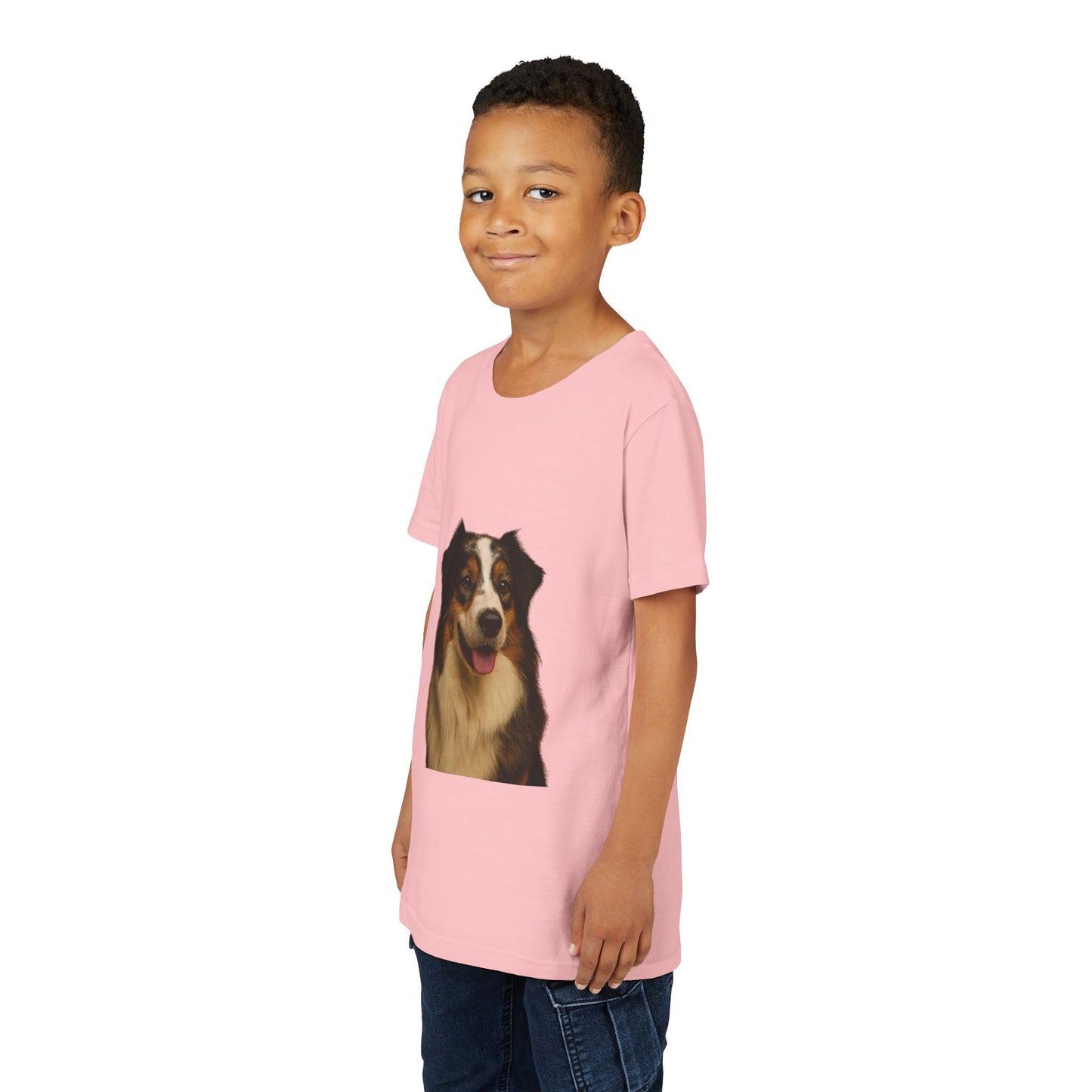 Aussie Head Youth Unisex Short Sleeve Crewneck Tee