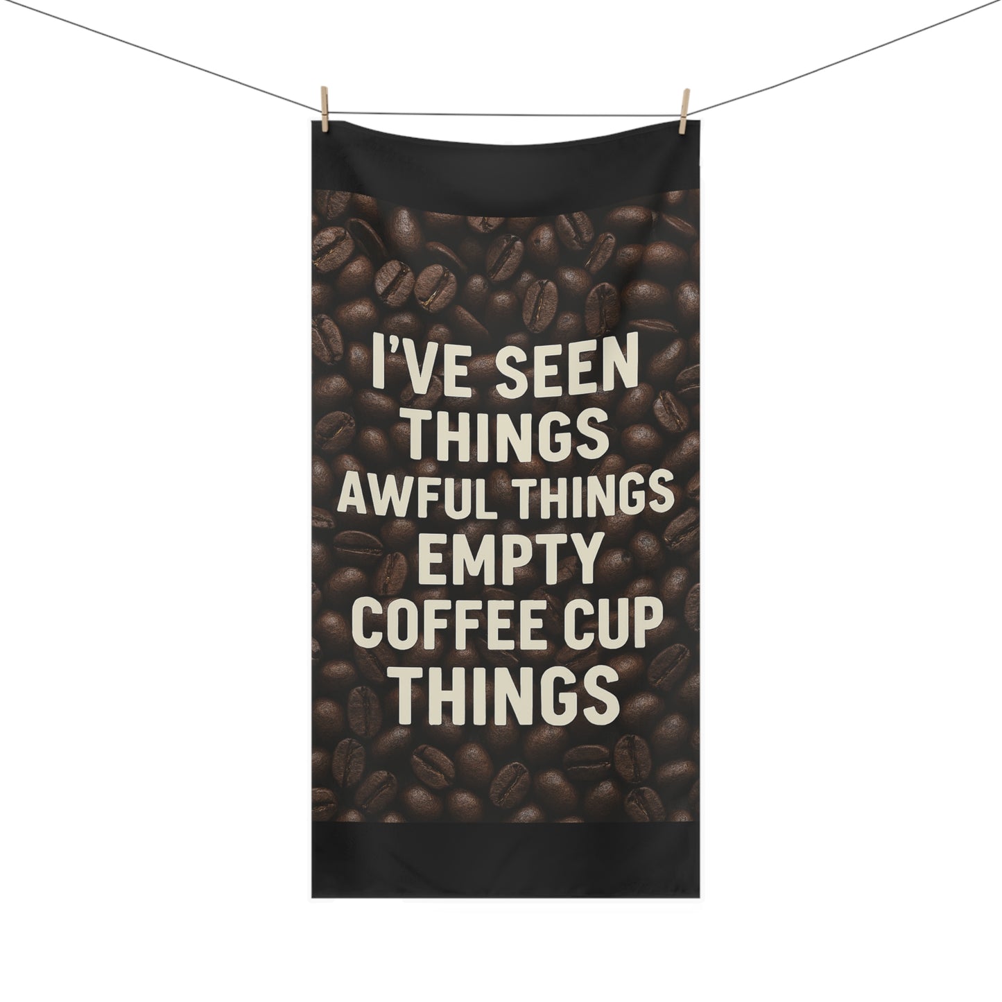 I've Seen Things Mink-Cotton  Beach Towel