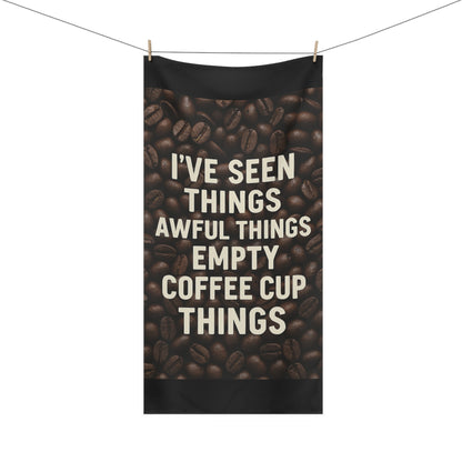 I've Seen Things Mink-Cotton  Beach Towel