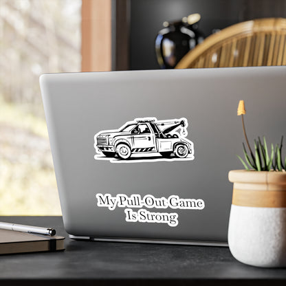Pull Out Wheel Lift Tow Truck Vinyl Decal