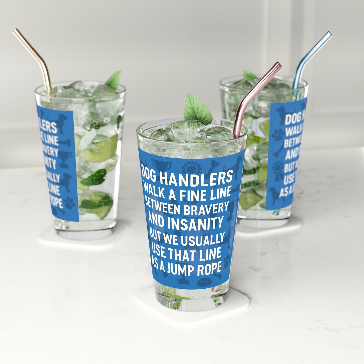 Jump Rope Drinking Glass