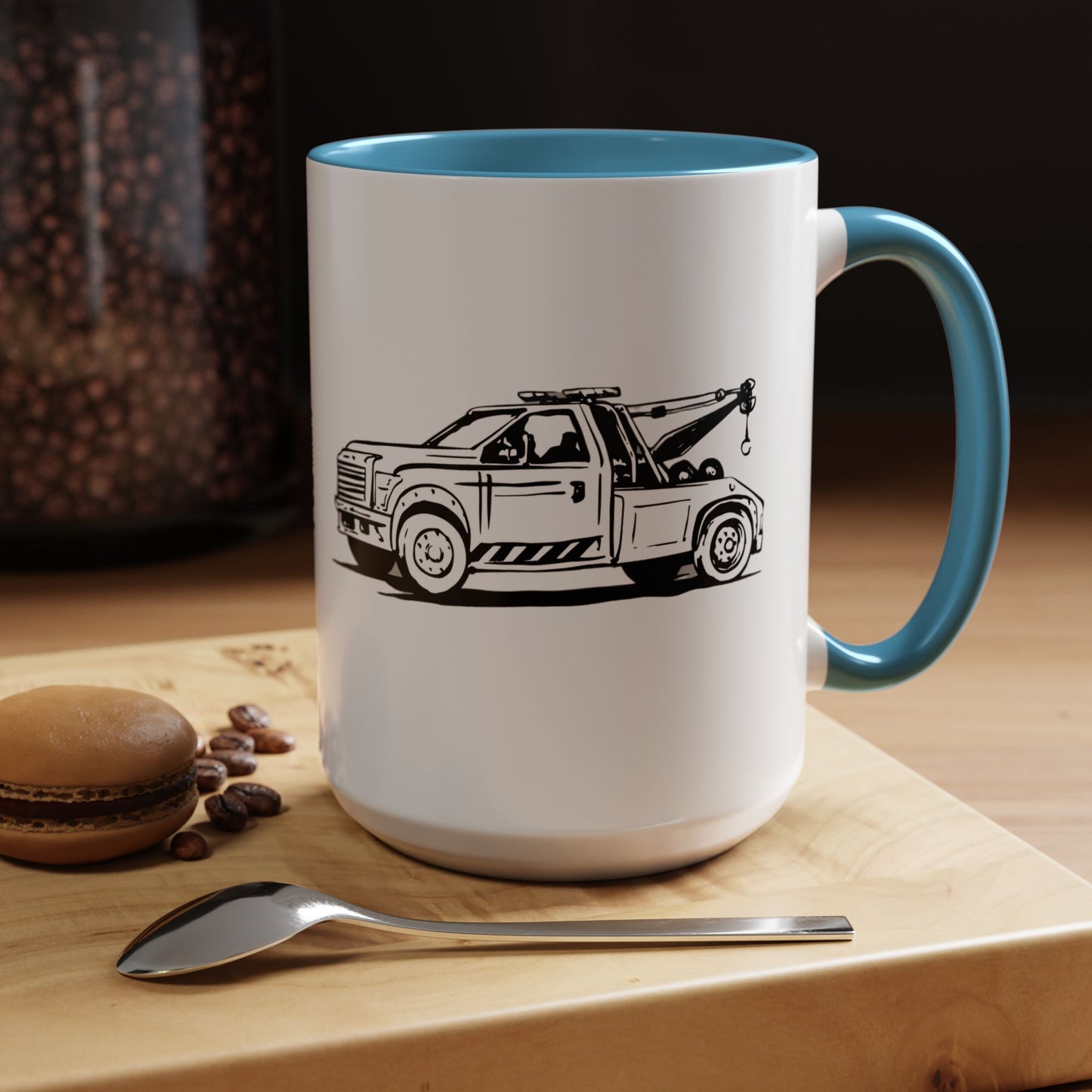 Wheel Lift Tow Truck 2-Tone Coffee Mug