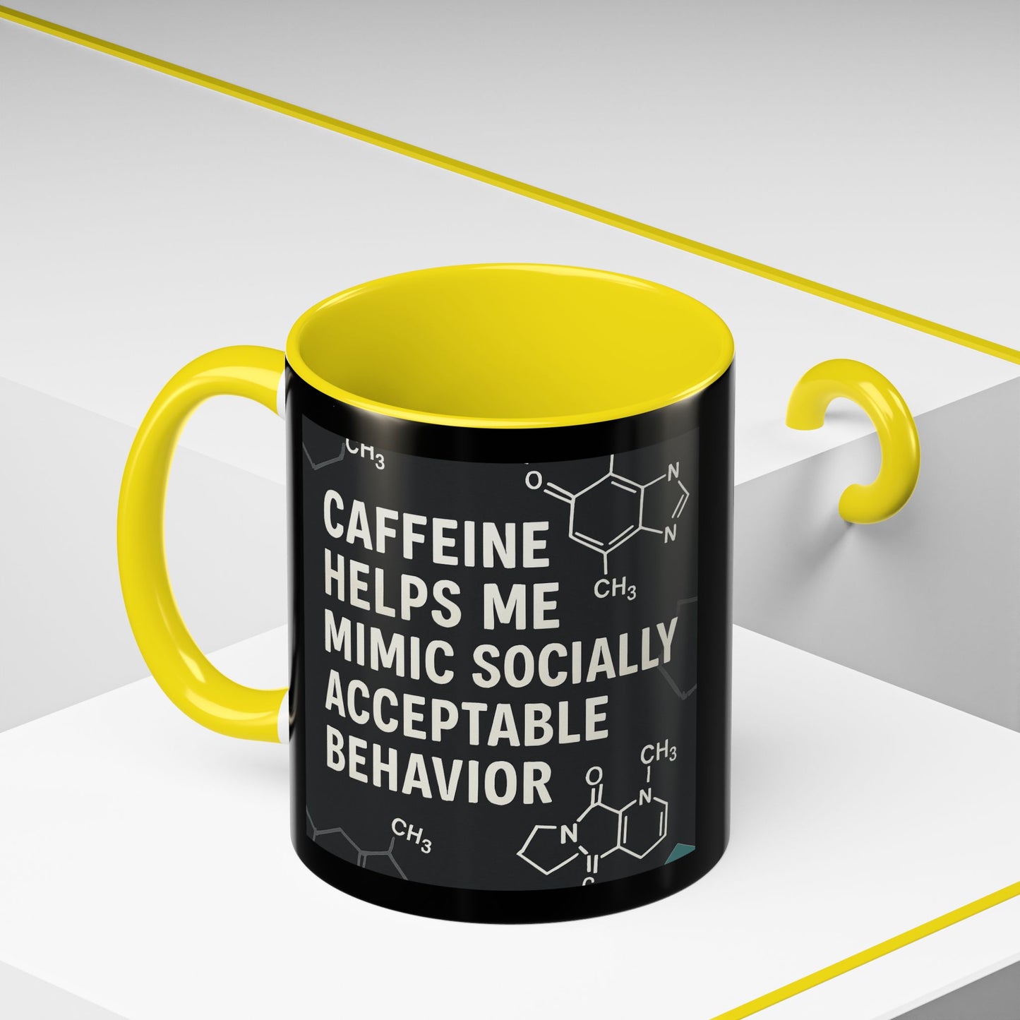 Socially Acceptable 2-Tone Coffee Mug