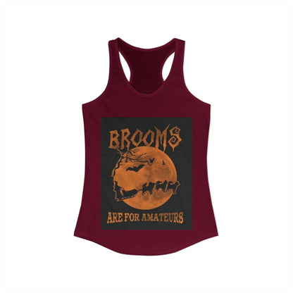 Brooms Are For Amateurs Women's Racerback Tank