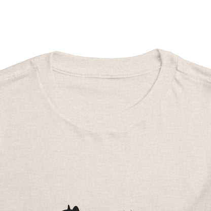 Malamute Silhouette Toddler Unisex Short Sleeve Crewneck Tee