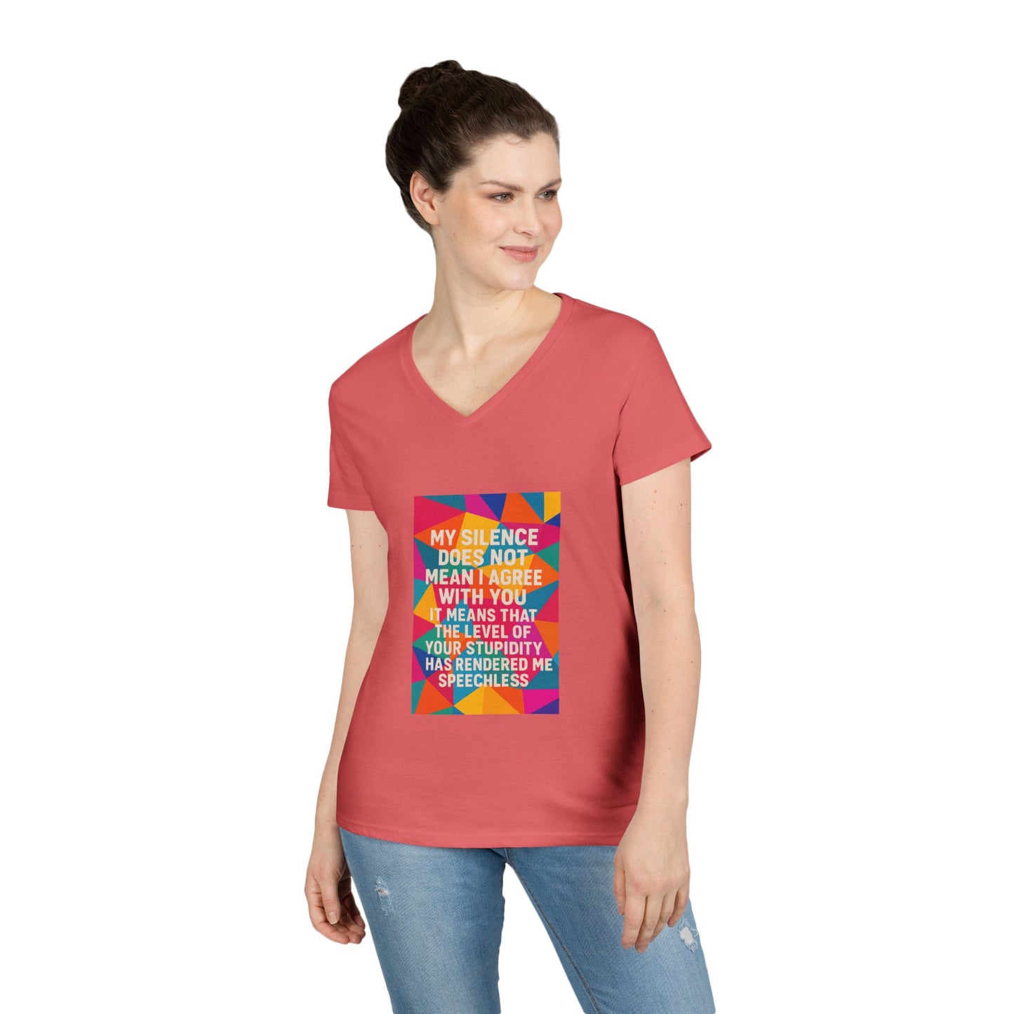 Speechless Women's V-Neck T-Shirt