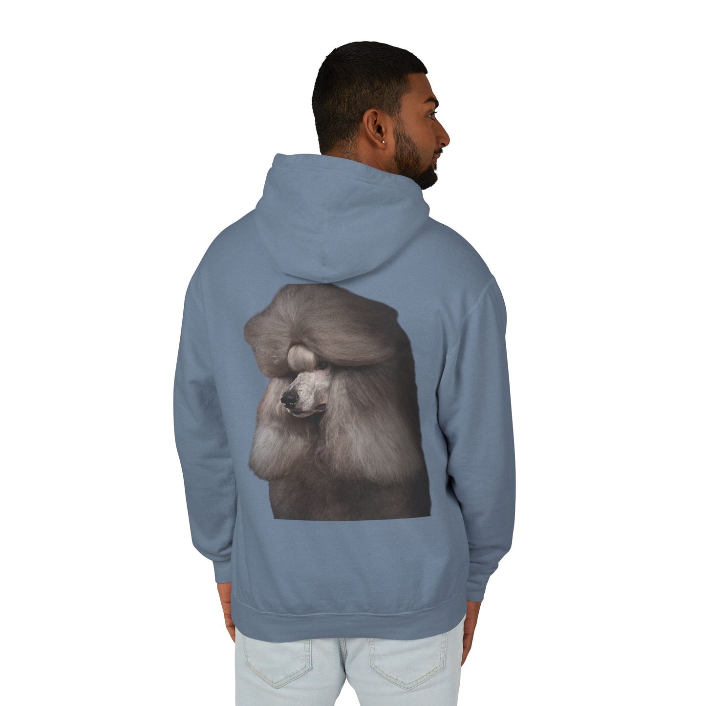 Poodle Head Unisex Lightweight Hoodie