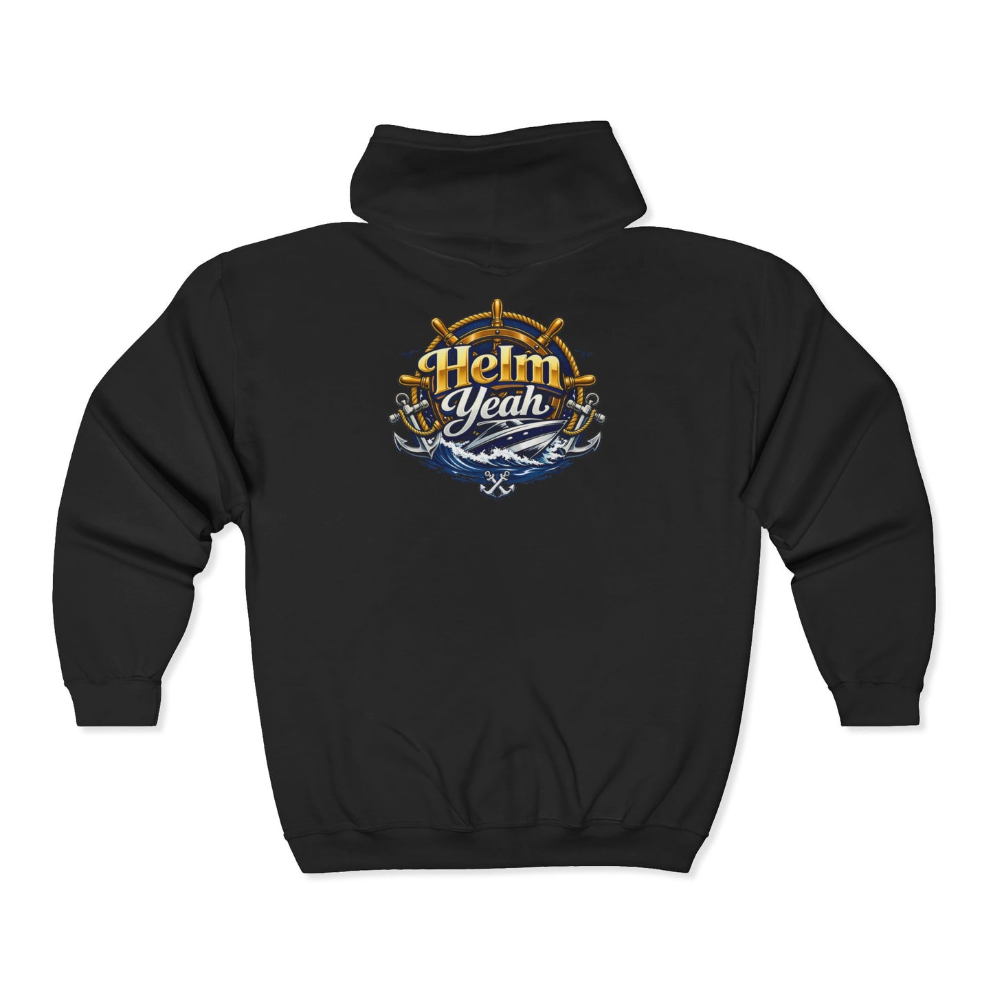 Helm Yeah Unisex Full Zip Hoodie