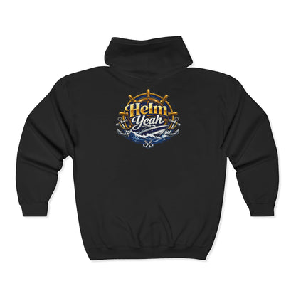Helm Yeah Unisex Full Zip Hoodie