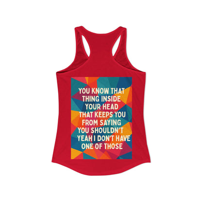 No Filter Women's Racerback Tank