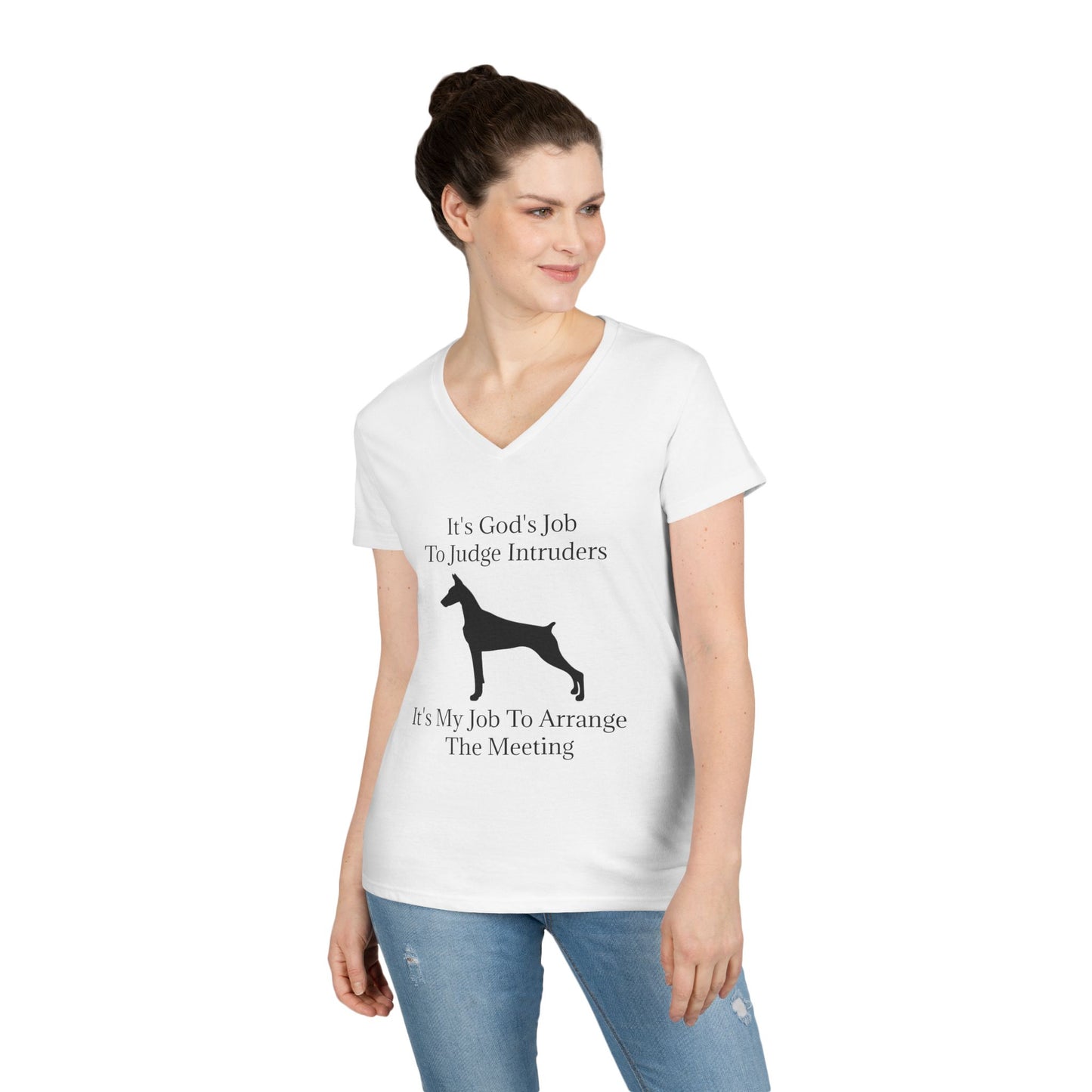 Arrange The Meeting Women's V-Neck T-Shirt