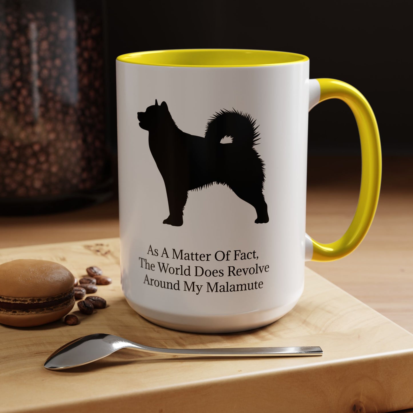 Matter Of Fact Malamute 2-Tone Coffee Mug