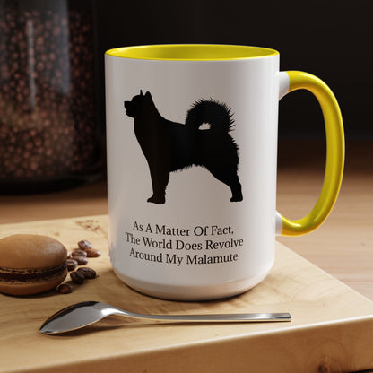 Matter Of Fact Malamute 2-Tone Coffee Mug