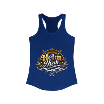 Helm Yeah Women's Racerback Tank