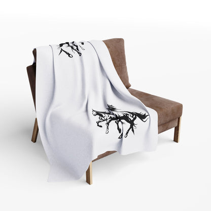 Horsin' Around Arctic Fleece Blanket