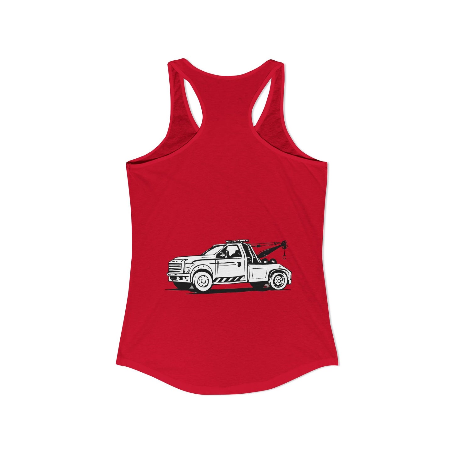 Wheel Lift Tow Truck Women's Racerback Tank