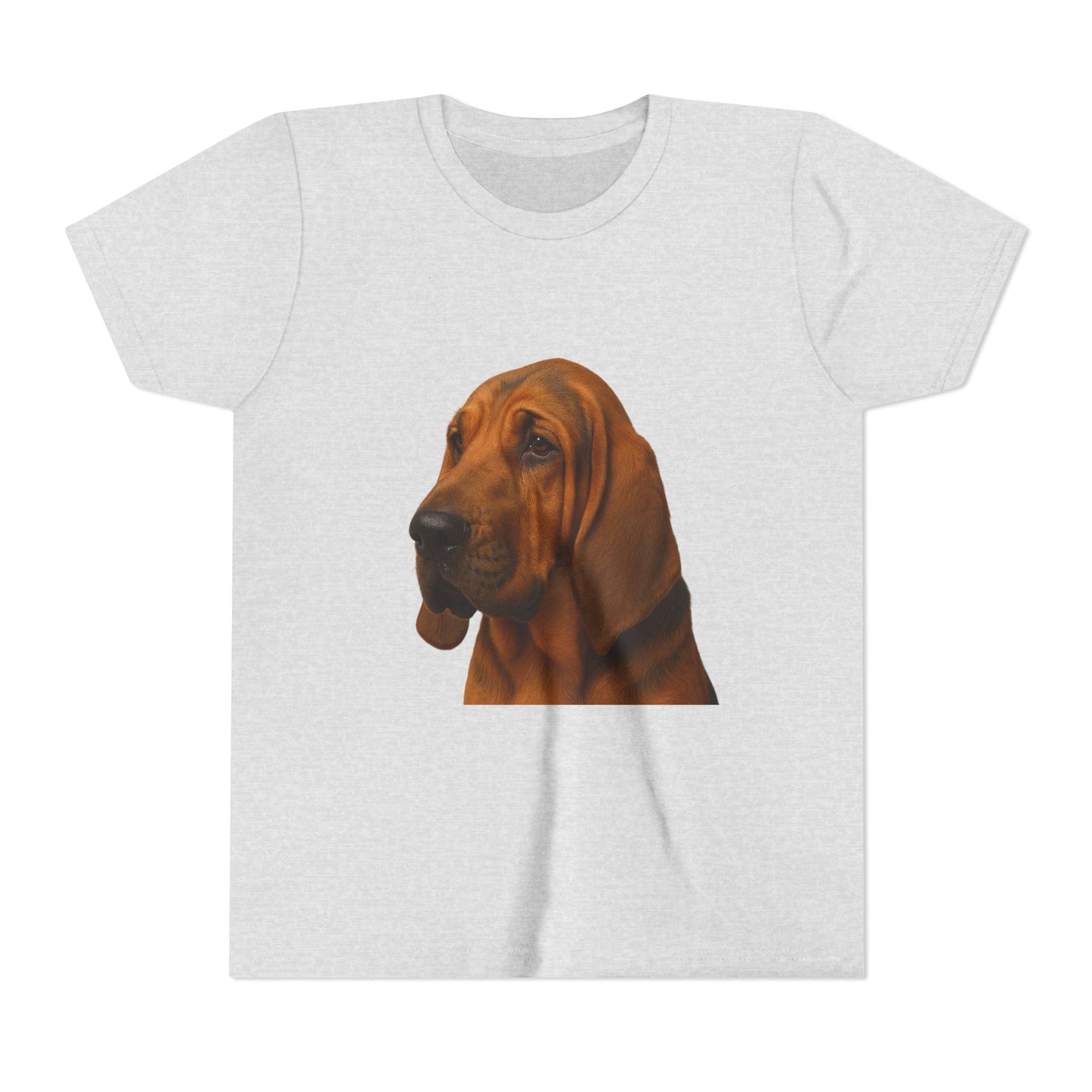 Bloodhound Head Youth Unisex Short Sleeve Crewneck Tee