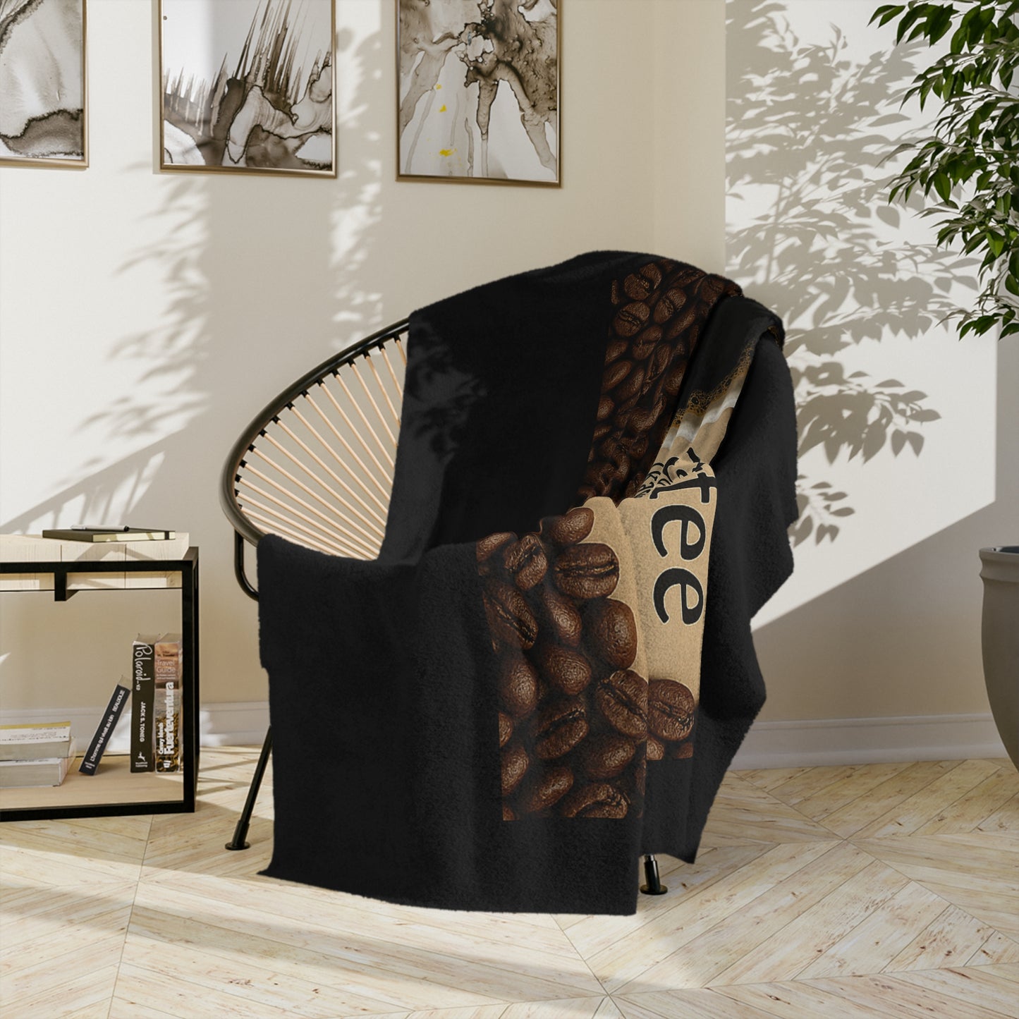 Coffee Definition Velveteen Microfiber Blanket