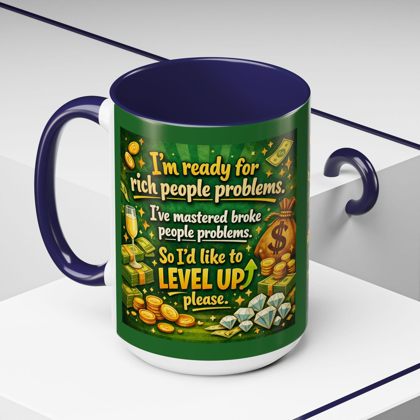Level Up 2-Tone Coffee Mug
