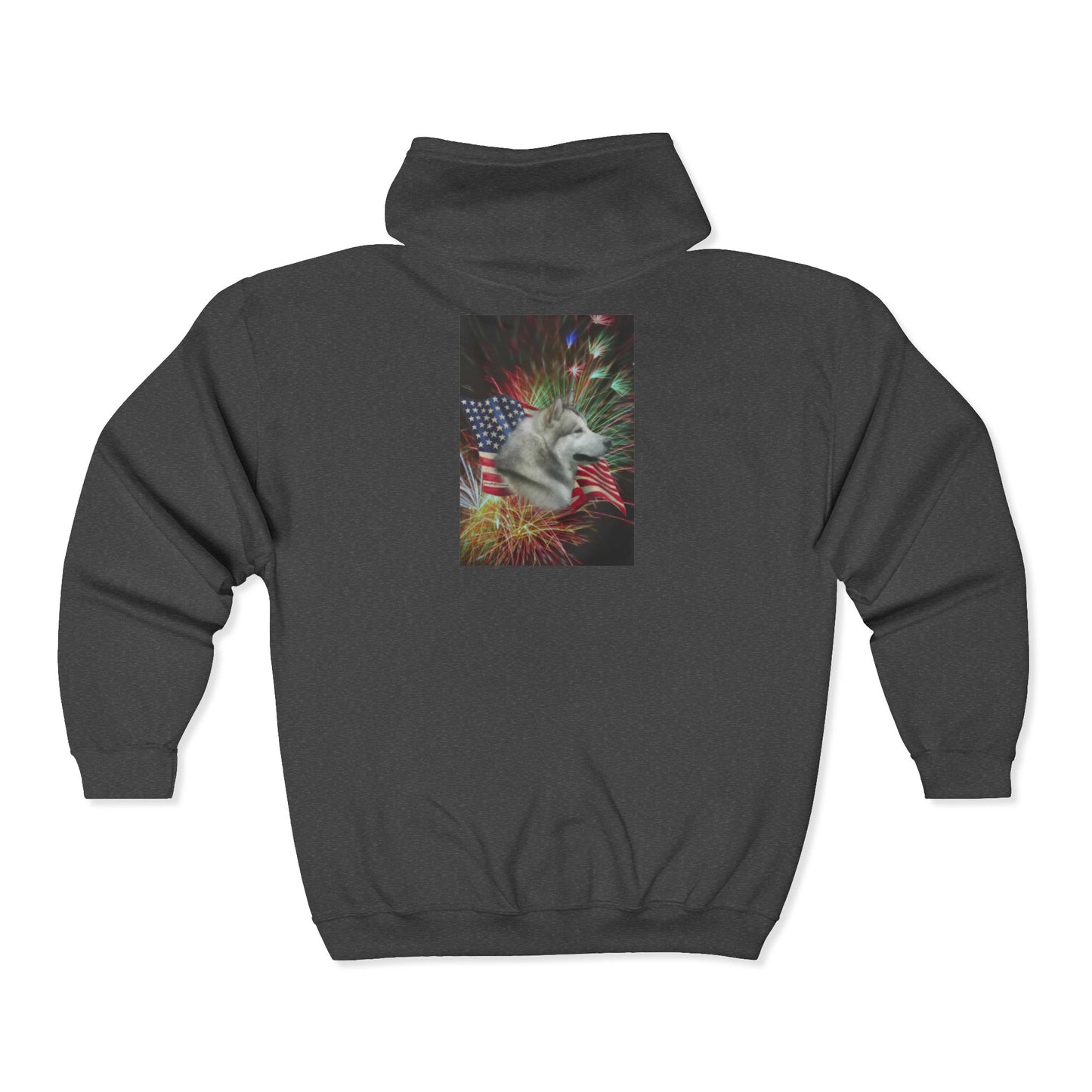 American Malamute Unisex Full Zip Hoodie
